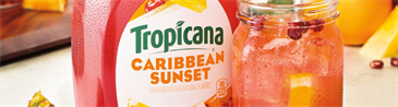 Paradise Punch Made With Tropicana Caribbean Sunset