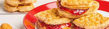 Peanut Butter and Jelly Waffles Recipe